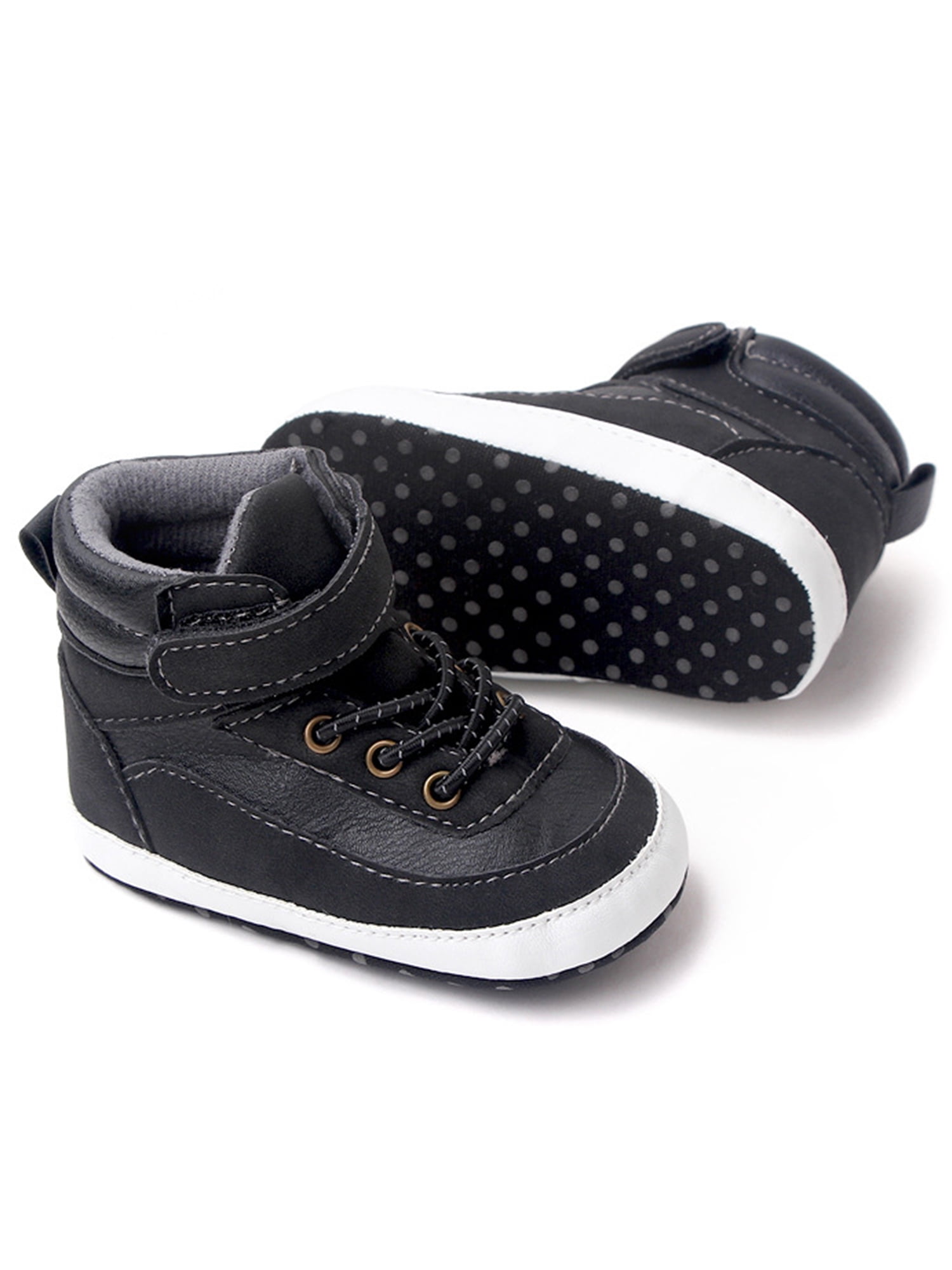 SIMANLAN Baby Boys Girls High Top Sneakers Toddler Casual Walking Shoes