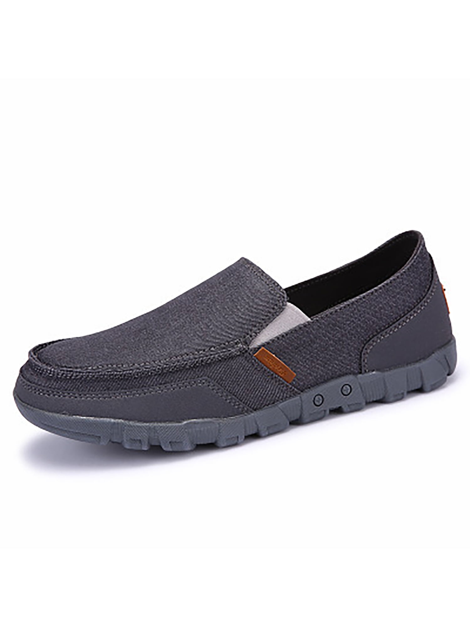 SIMANLAN Men Casual Shoe Slip On Loafers Flat Walking Shoes Dress ...