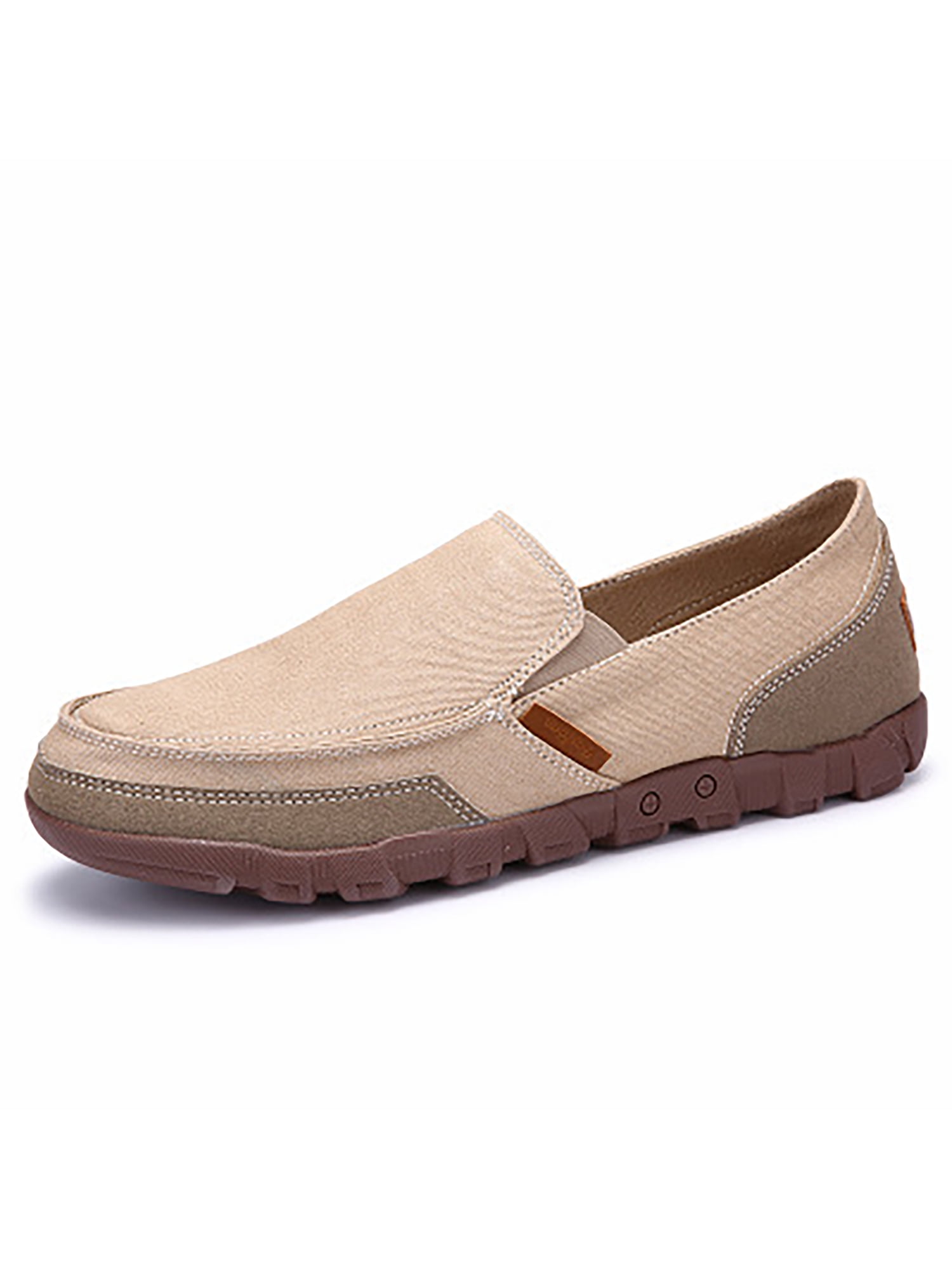 SIMANLAN Men Casual Shoe Slip On Loafers Flat Walking Shoes Dress ...