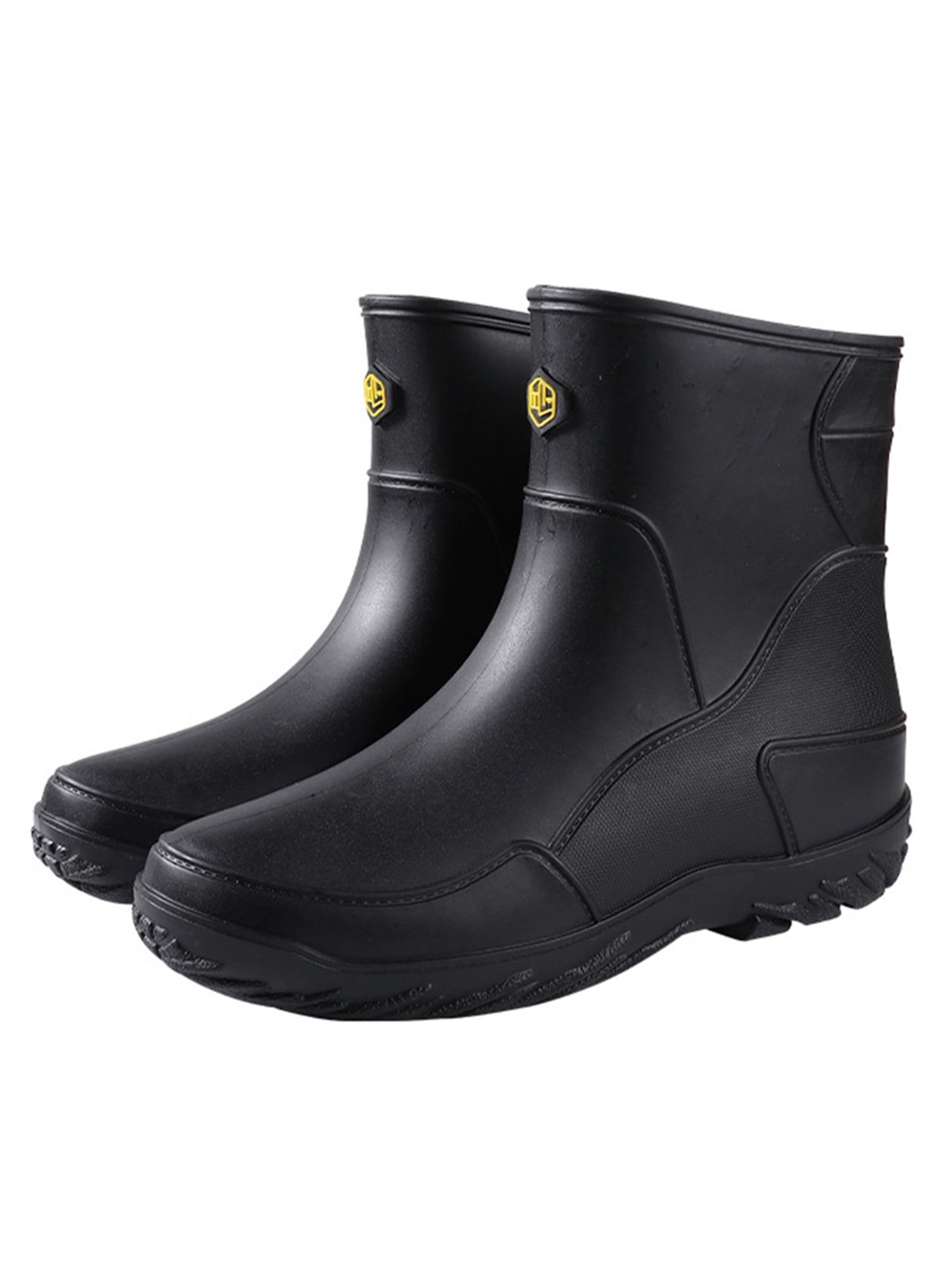 SIMANLAN Men's Garden Shoes Outdoor Rain Boots Lightweight Waterproof