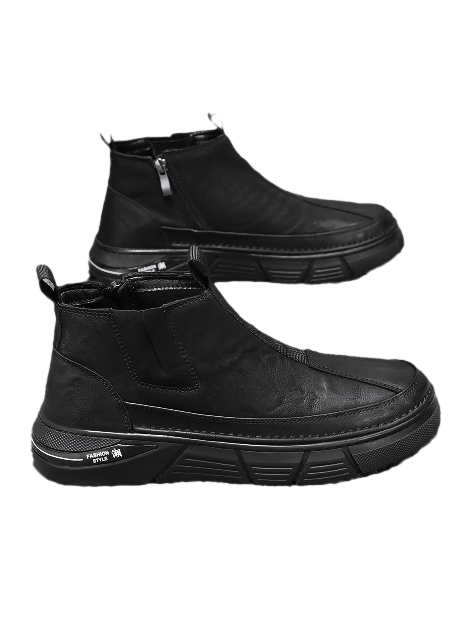 SIMANLAN Mens Dress Boot Casual Ankle Boots Zip Up Booties Men NonSlip Winter Shoes Waterproof