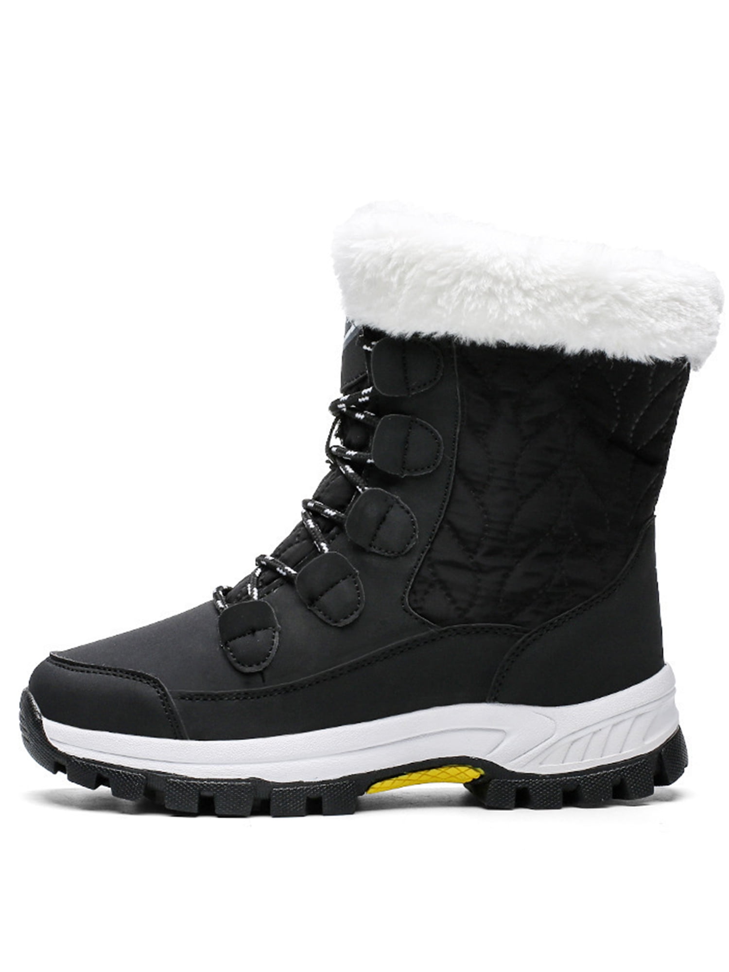 SIMANLAN Winter Snow Boots for Women MidCalf Snow Shoes Waterproof