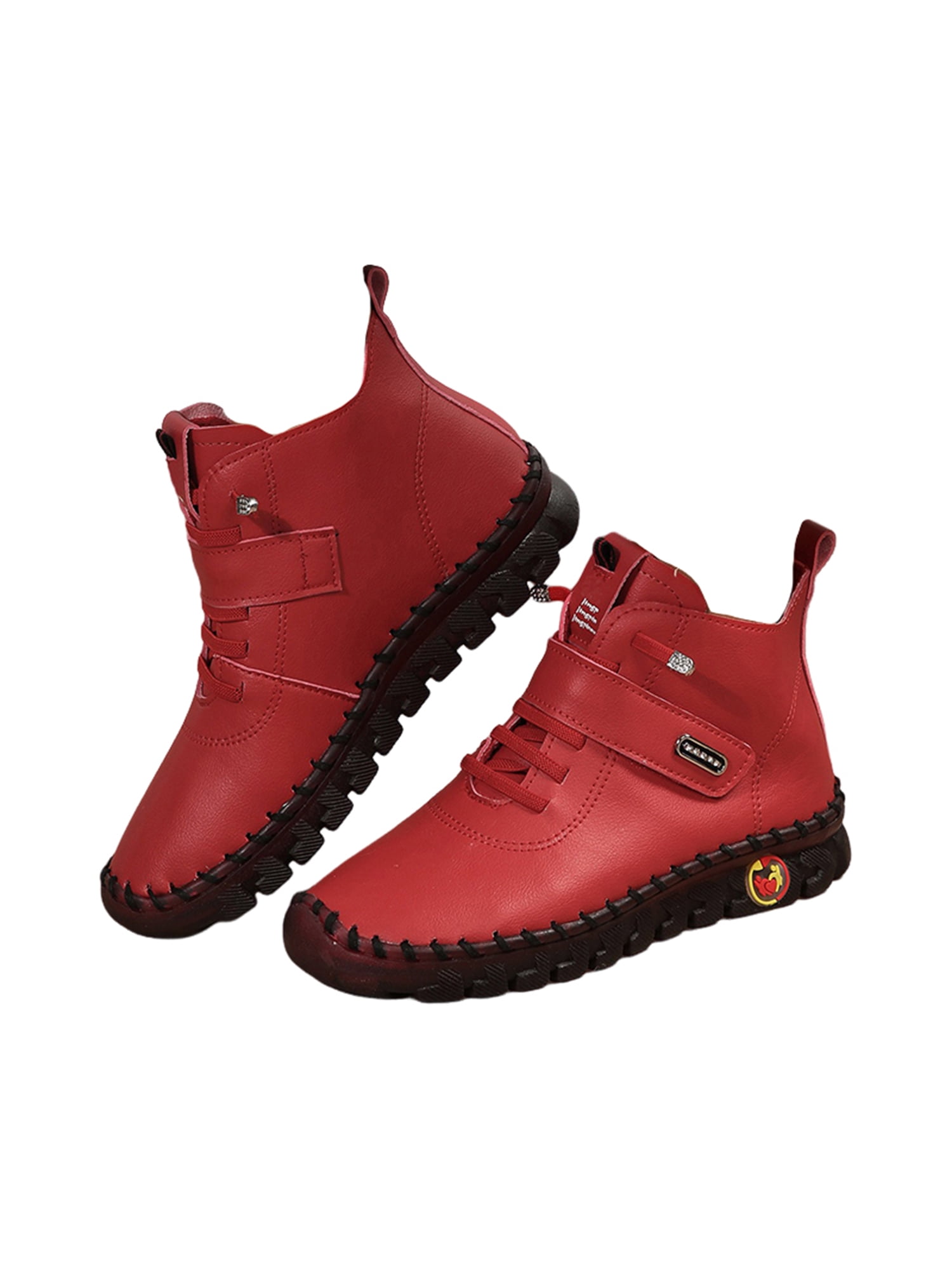 SIMANLAN Women Booties Waterproof Winter Boots Non Slip Ankle Boot