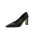 thumbnail image 1 of SIMANLAN Women Comfort Pointed Toe Heeled Pump Casual Non-slip Pumps Ladies Fashion Chunky High Heels Black 5.5, 1 of 5