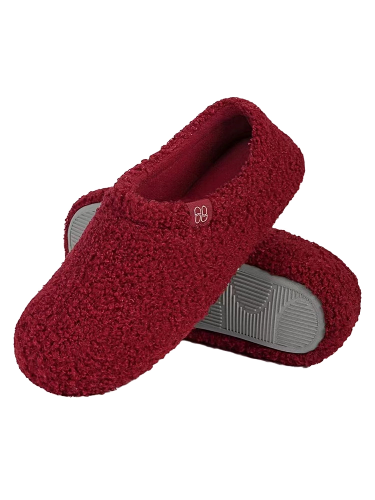 SIMANLAN Women Slippers Soft Plush Fleece Fuzzy Slipper Fluffy Warm