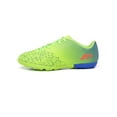 thumbnail image 1 of SIMANLAN Women Soccer Cleats Round Toe Sport Sneakers Low Top Football Shoes Playground Fold-resistant Athletic Shoe Training Lace Up Fluorescent Green 8(M), 1 of 9