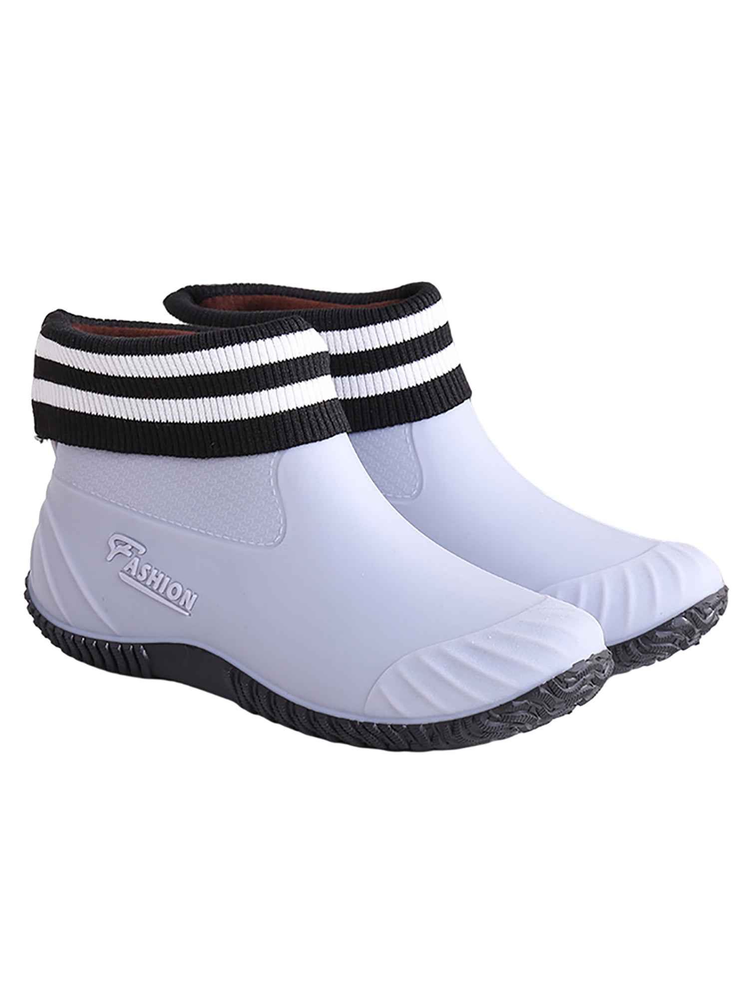 SIMANLAN Women's Ankle Rain Boots Waterproof Garden Shoes Anti-Slip ...