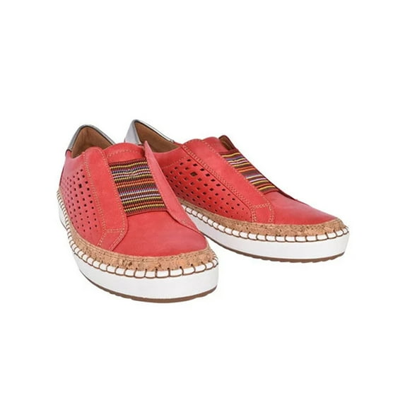 SIMANLAN Women's Flat Memory Foam Cushioned Insole Casual Slip-On Loafers Sneakers Shoes