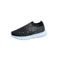 thumbnail image 1 of SIMANLAN Womens Ladies Lace Up Silver Glitter Sparkly Trainers Sneakers Gym Pumps, 1 of 7