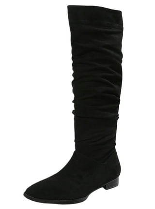 Walmart tall sale black boots