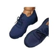thumbnail image 1 of SIMANLAN Womens Running Shoe Breathable Athletic Shoes Fitness Workout Sneakers Ladies Non-Slip Trainers Women Sport Flats Blue 6.5, 1 of 3