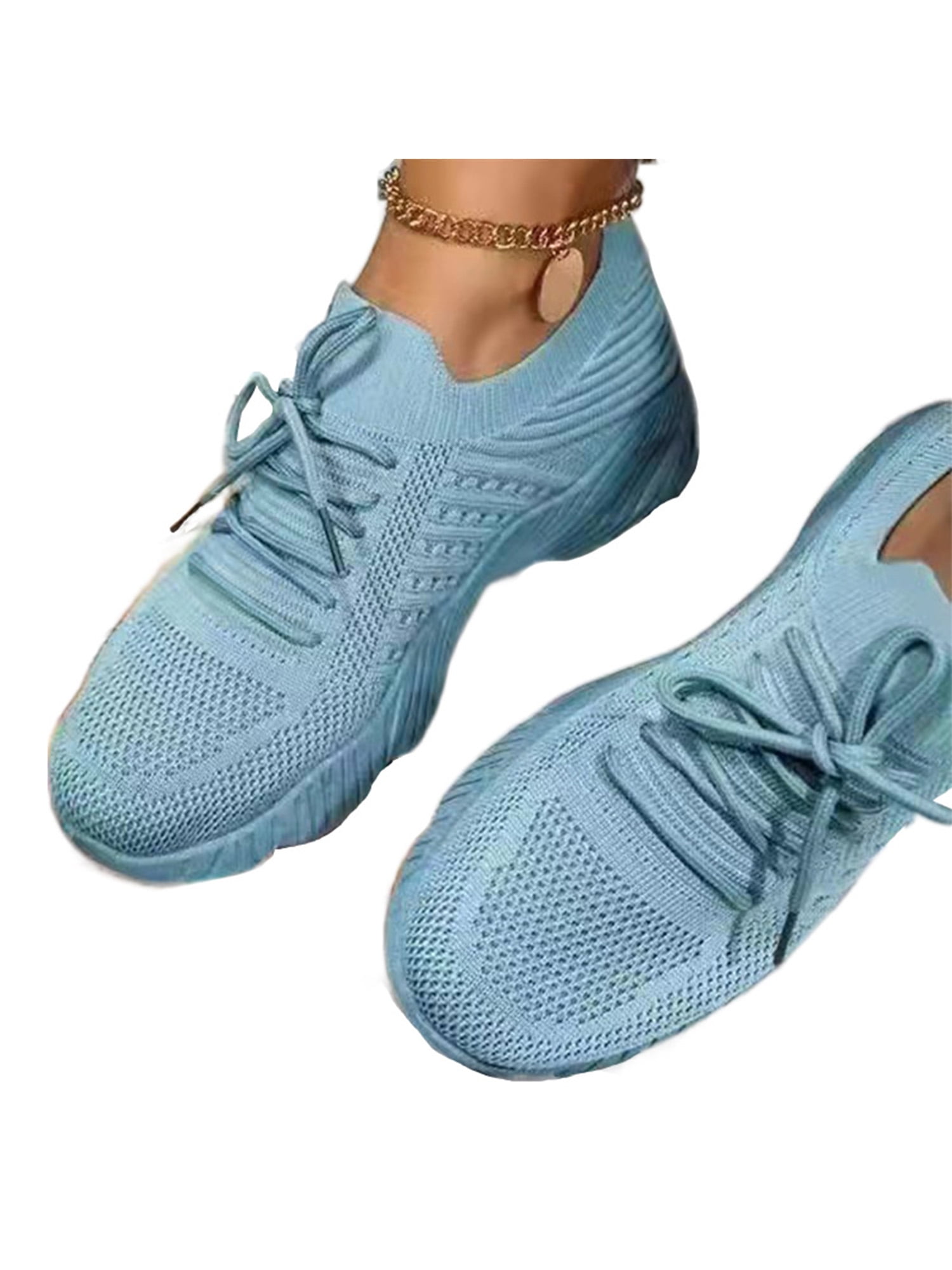 SIMANLAN Womens Running Shoe Breathable Athletic Shoes Fitness Workout