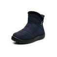 thumbnail image 1 of SIMANLAN Womens Winter Snow Boots With Warm Lining Comfortable Non Slip Ankle Booties Blue US 12, 1 of 6