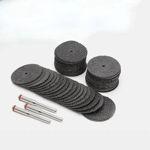 SIMANLI Cut Off Wheel Set, Reinforced Cutting Discs with Mandrels, Rotary Tool Cutting Wheels for Metal