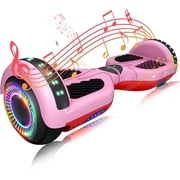 SIMATE 6.5" Hoverboard for Kids Ages 6+,3 Speed Modes,7.5mph & 7.5 Miles Self-Balancing Wheel Scooter