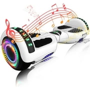 SIMATE 6.5" Hoverboard for Kids，Ages 6+,3 Speed Modes,7.5mph & 7.5 Miles Self-Balancing Wheel Scooter