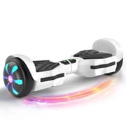 SIMATE Hoverboard for Kids Ages 6+,8.5mph & 8.5 Miles,300W, Self Balancing Scooter ,Bluetooth Speakers and LED Light