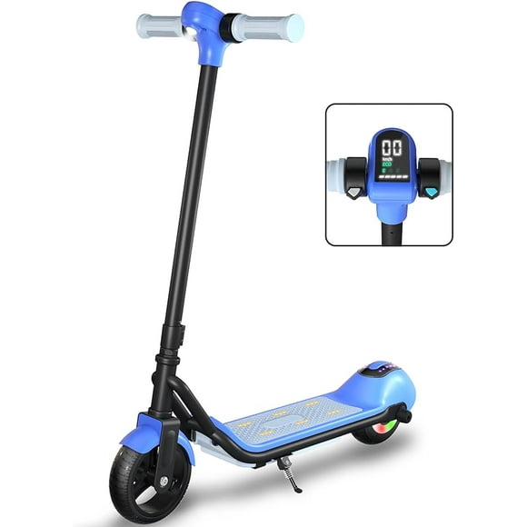 SIMATE Electric Scooter for Kids Ages 5+, S4, E-Scooter with Digital Display, LED Lights, Bluetooth Speaker, 8.7mph Max Speed, 5 Miles Range