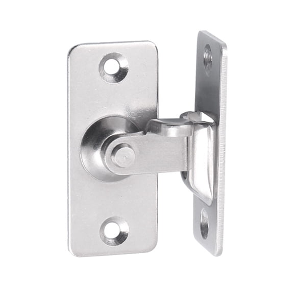 SIMDOO 90 Degree Heavy Duty Door Latch Lock, 304 Stainless Steel Safety Door Bolt, Sliding Gate Latch for Barn Door Bathroom Outdoor Fence Pet Door Security Hardware