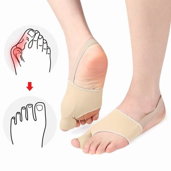 SIMDOO Bunion Corrector Big Toe Straightener Adjustable Toe Alignment Splint Breathable Foot Support for Day and Night Use