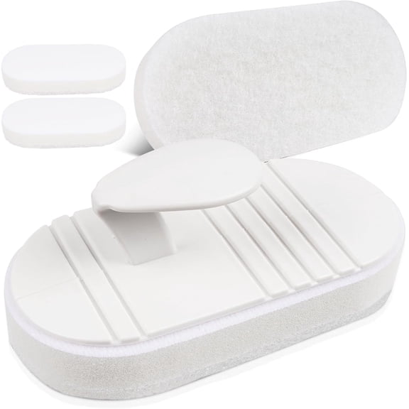 SIMDOO Hot Tub & Spa Scrub Pad – Flexible Handheld Non-Scratch Scouring Pads, Pool Tile & Surface Cleaning, Replaceable Design, 5 Pack