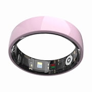 SIMDOO Ring for Women Men - Fitness & Sleep Tracker, 24/7 Heart Rate & Blood Oxygen, Ceramic Finish, 5ATM+IP68 Waterproof, 5-Day Battery, No Subscription