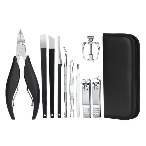 SIMDOO Toenail Clippers for Seniors Thick Toenails, Heavy Duty Large Toe Nail Clippers for Men Thick Nails 10Pcs Sharp Ingrown Clippers