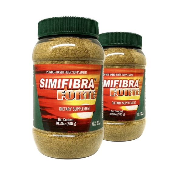 2-Pack Simifibra Forte MX Dietary Fiber Supplement Powder 300g – Supports Digestive Health and Weight Management