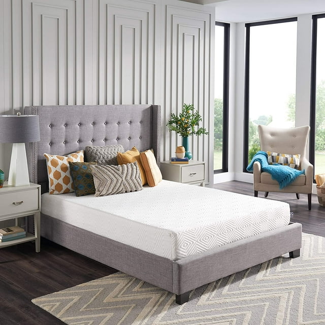 SIMING 8" Firm Adaptive Memory Foam Mattress with CopperChill