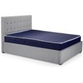 SIMING, 9Inch Medium Tight Top Nylon Vinyl Hybrid Mattress, Twin, Blue