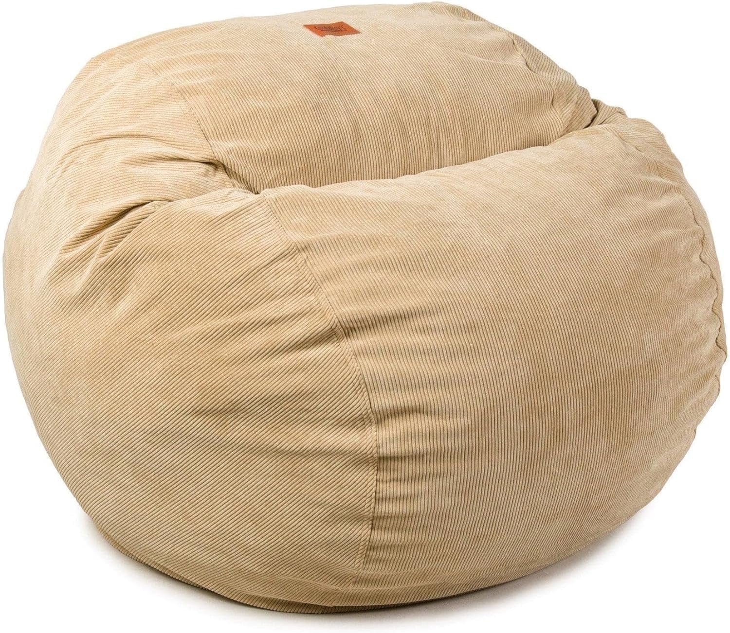 SIMING Corduroy Bean Bag Chair, Convertible Chair Folds from Bean Bag