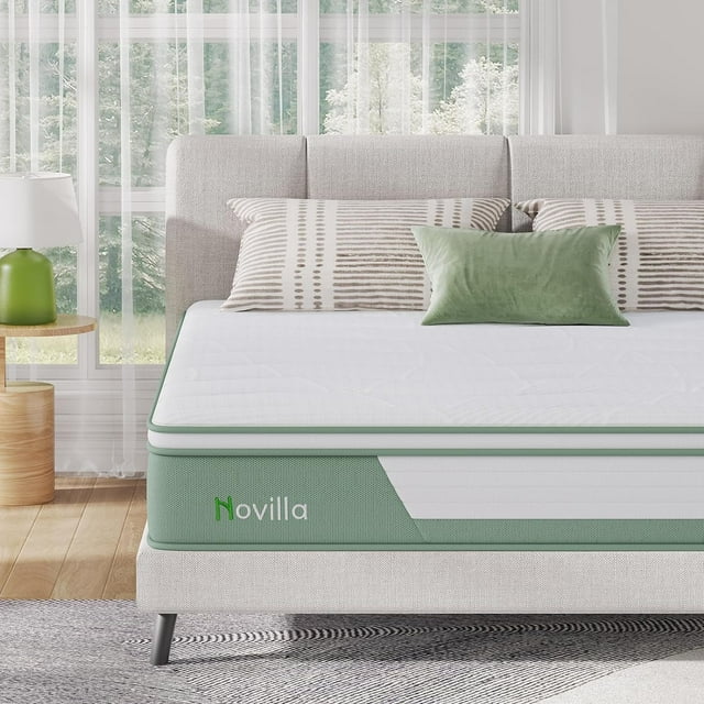 SIMING Hybrid Twin XL Mattress, 10 Inch 5Zone Mattress with Gel Memory