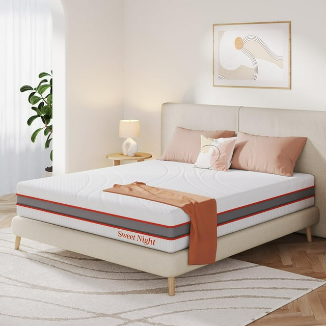 SIMING King Mattress, 10 Inch Memory Foam Mattress in a Box for Comfy