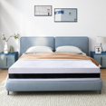 SIMING Memory Foam Mattress 12 Inch California King Mattress White Bed