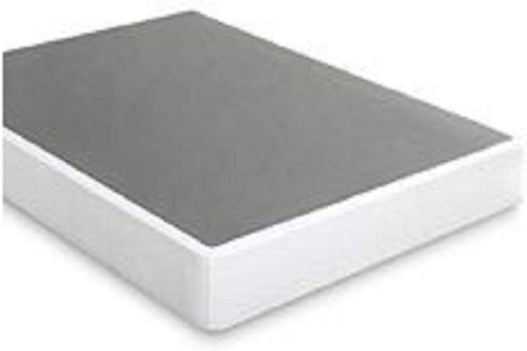 SIMING No Assembly Metal Box Spring, 9 Inch White Mattress Foundation