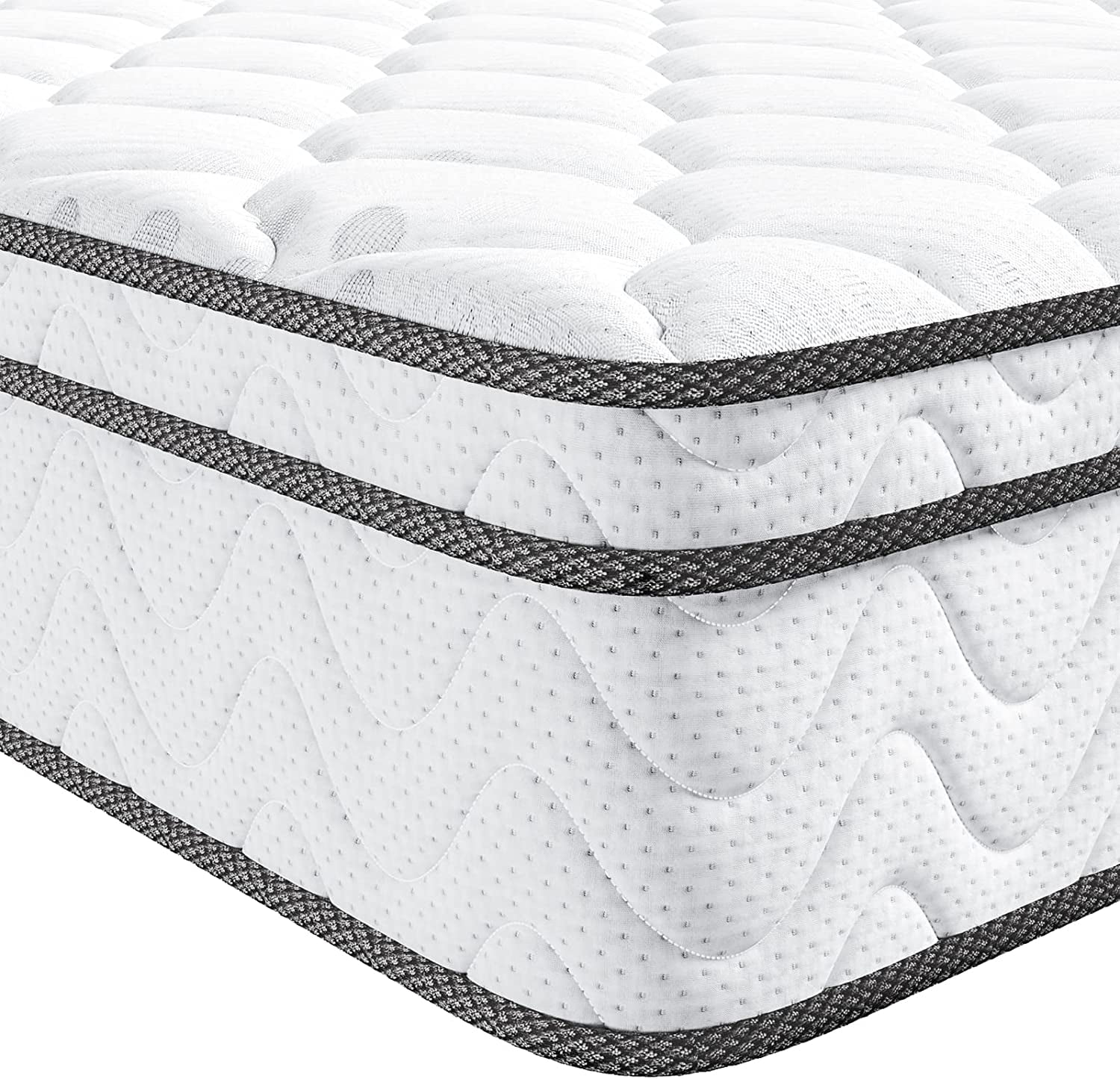 SIMING Queen Size Mattress, 12 Inch Hybrid Queen Mattress in a Box