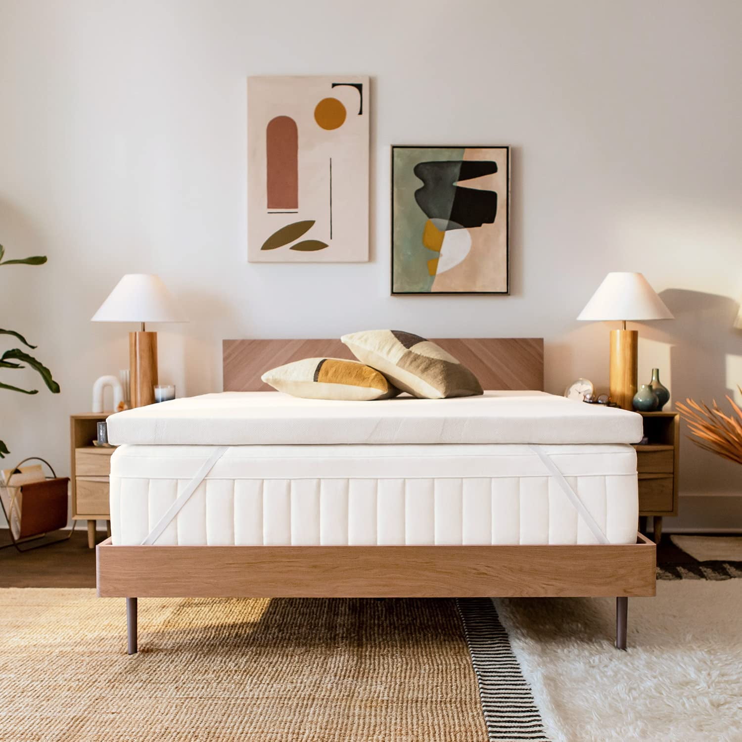 SIMING TEMPUR Supreme 3Inch Mattress Topper, Medium Firm, California