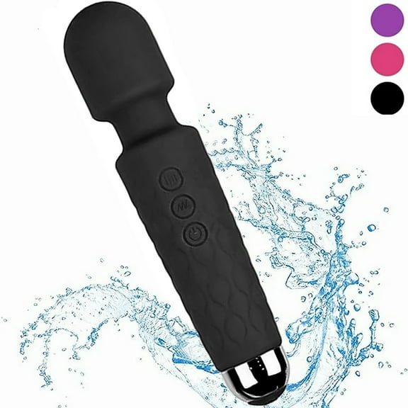 ZOUYUE Percussion Mini Handheld Electric Personnal Massager Wand Rechargeable&Waterproof Handheld Deep Tissue Neck Back Massager for Shoulder, Leg, Calf, Foot, Muscle, and Back Pain Relief(Black)