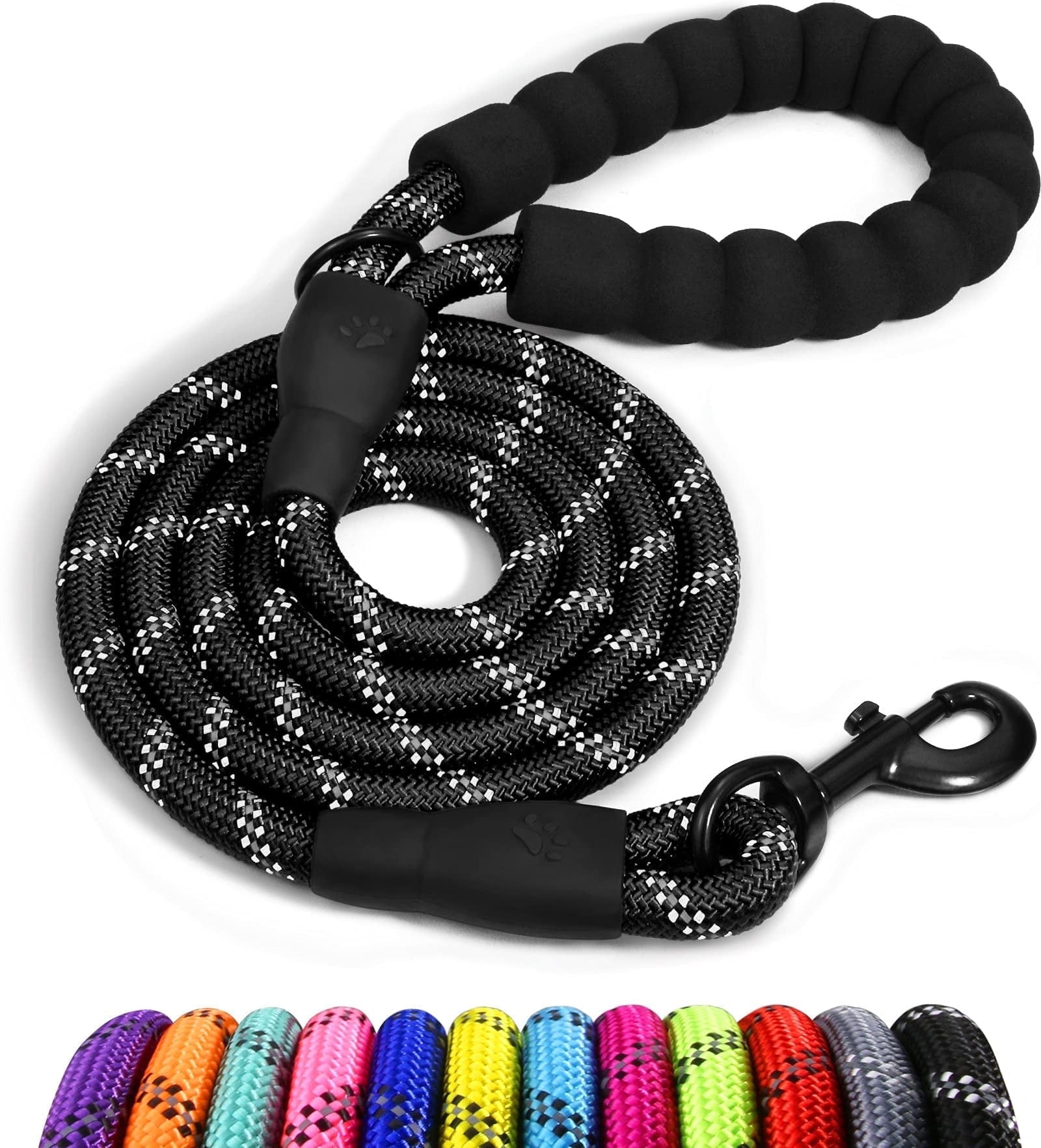 ZOUYUE Rope Dog Leash 5 FT with Comfortable Padded Handle,Highly ...