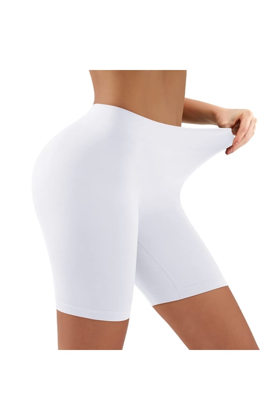 SIMIYA Slip Shorts for Women Under Dress,Seamless Spandex Anti Chafing Underwear Bike Shorts,Buttlift Comfortable Yoga Shorts Boyshort