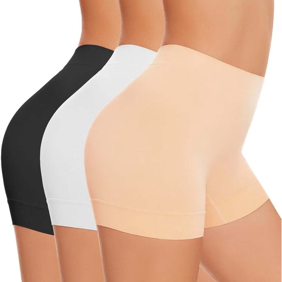 SIMIYA Slip Shorts for Women Under Dresses,Anti-Chafing Boyshorts Panties Shapewear,Yoga Biker Shorts