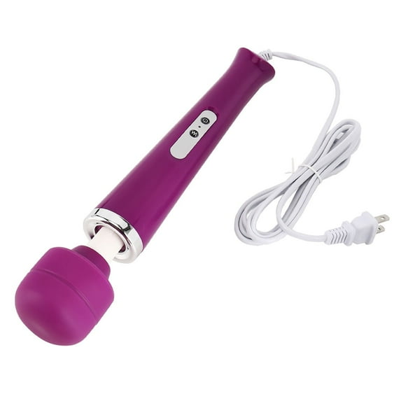 SIMIYA Wand Massager with 10 Speeds and Vibration Patterns Body Massager for Back Neck 360° Bendable Purple