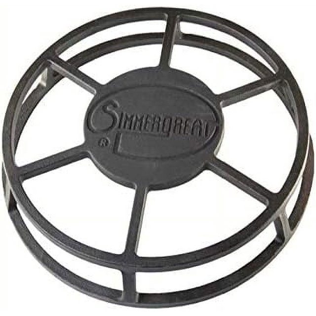 SIMMERGREAT CAST IRON COOKWARE, STOVE TOP HEAT DIFFUSER, TEMPERATURE