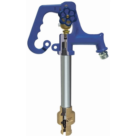 Simmons Kids Yard Hydrant 803SB - Lever Handle, Pump Design - 3' Residential Use, Standard Application