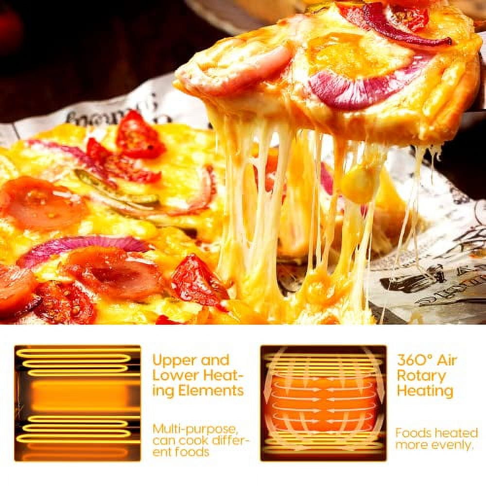 SIMOE Electric Pizza Oven, Indoor Commercial Pizza Maker up to 12