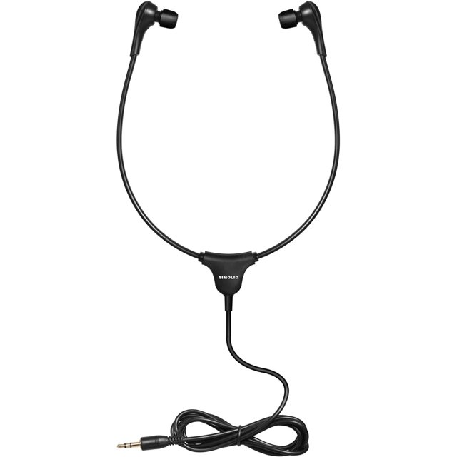 SIMOLIO Wired Noise Isolating Stethoscope Headset with Soft Eartips