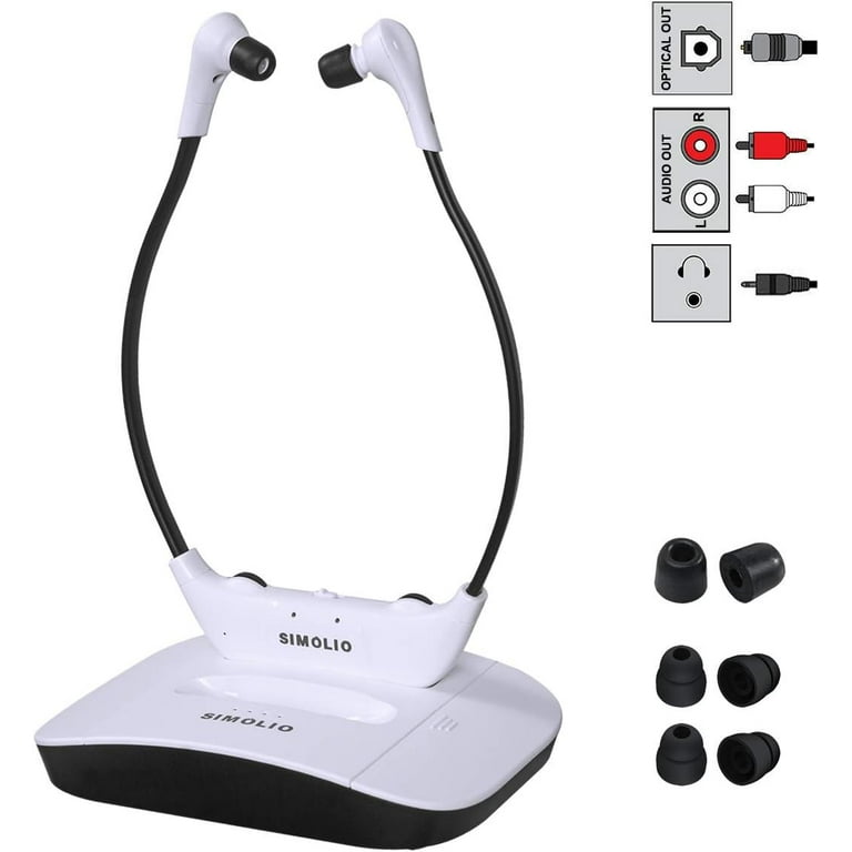 Wireless tv headphones set of 2025 2