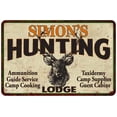 thumbnail image 1 of SIMON'S Hunting Lodge Sign 16 x 24 Matte Finish Metal 116240015407, 1 of 1