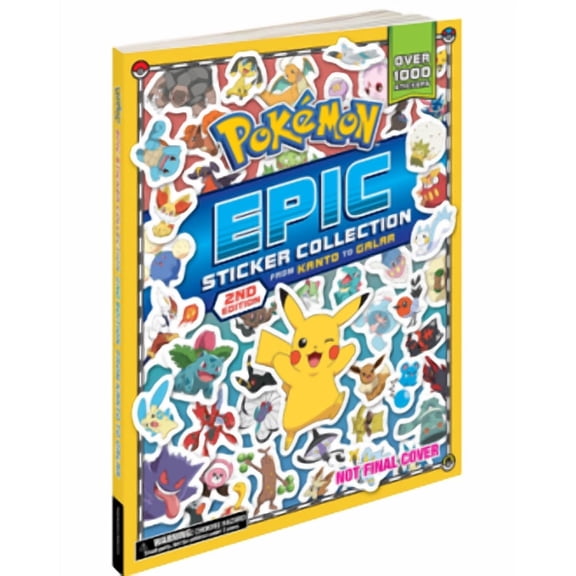 Pokémon Epic Sticker Collection 2nd Edition: from Kanto to Galar (Paperback)