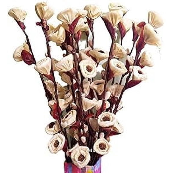 SIMONART AND PRINTING 24 in Artificial Multicolor Flowers ALL Bouquet 10 Count